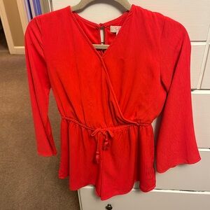 Gb girls size large dressy romper